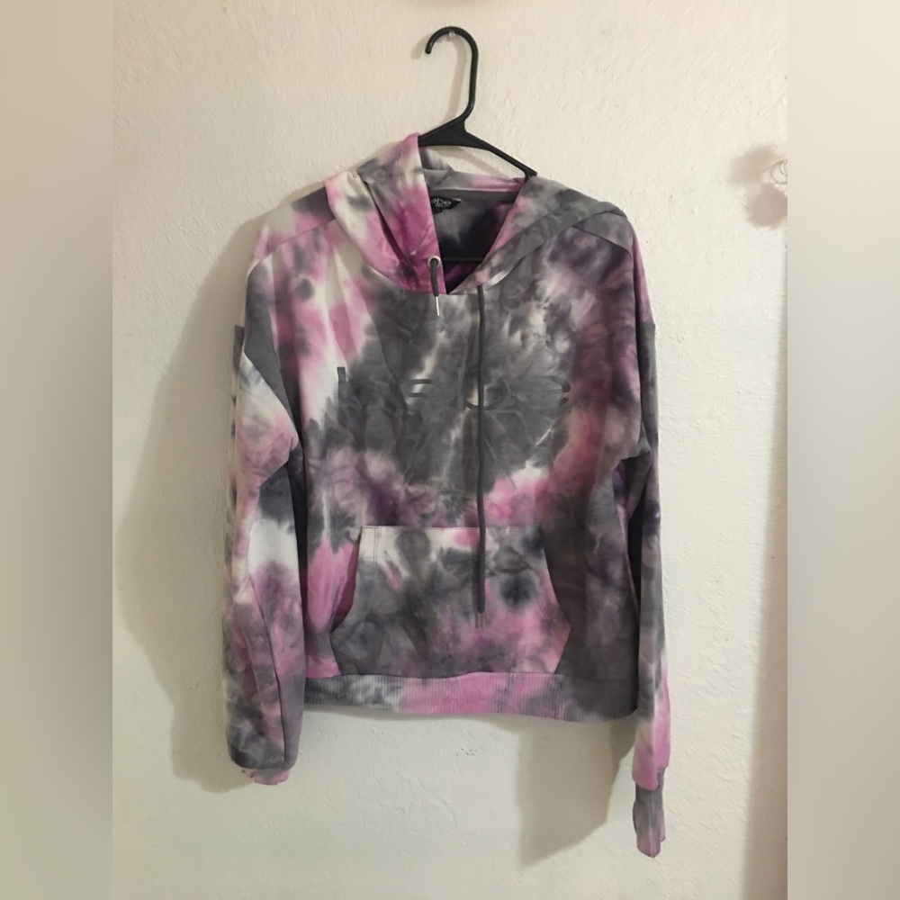 BEBE Purple Hoodie Tide Dye never worn